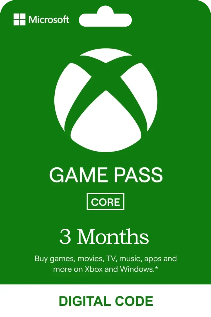 Xbox Game Pass Core 3 Months USA Digital Code - Image 1