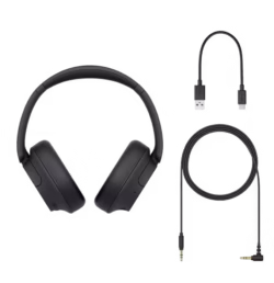 ⁦سوني WH-CH720N سماعة رأس لاسلكية بإلغاء ضوضاء – أسود⁩ - الصورة ⁦4⁩