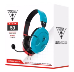 Turtle Beach Recon 50 Wired Gaming Headset - Blue & Red - Image 4