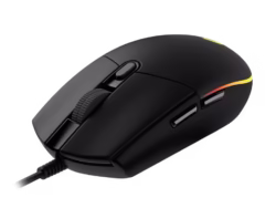 Logitech G203 Lightsync Optical Wired Gaming Mouse RGB - Black - Image 4