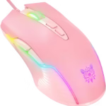 Onikuma CW905 RGB Gaming Mouse - Pink