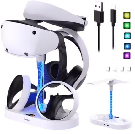 iPega Dual Charging Stand with RGB Light Column for PSVR2