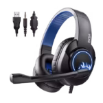 EKSA T8 Wired Gaming Headset - Blue