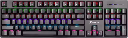 XTRIKE ME GK-918 Rainbow Backlight Blue Switch Mechanical Gaming Keyboard