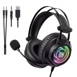 ONIKUMA X80 RGB Wired Gaming Headset - Black