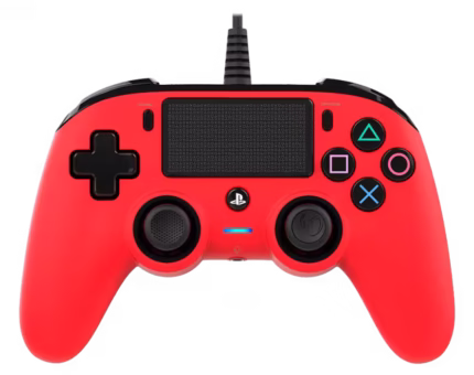 Nacon Wired Compact PS4 Controller - Red