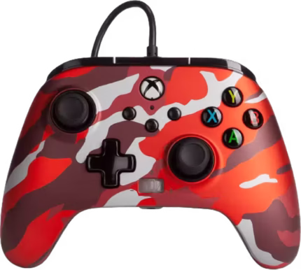 PowerA Enhanced Wired Controller for Xbox - Camo Red