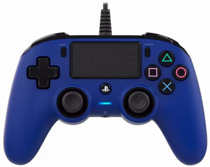 Nacon Wired Compact PS4 Controller - Blue
