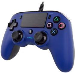 Nacon Wired Compact PS4 Controller - Blue - Image 3