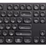 Yesido KB42 2.4G Wireless Keyboard Mouse Set Arabic - Black